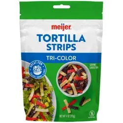 Meijer Tri-Colored Lightly Salted Tortilla Strips
