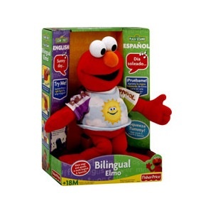 slide 1 of 1, Fisher-Price Sesame Street Bilingual Elmo, 1 ct