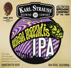 Karl Strauss Brewing Company Brewing Company Aurora Hoppyalis IPA Beer - 12 pk/12 fl oz Bottles