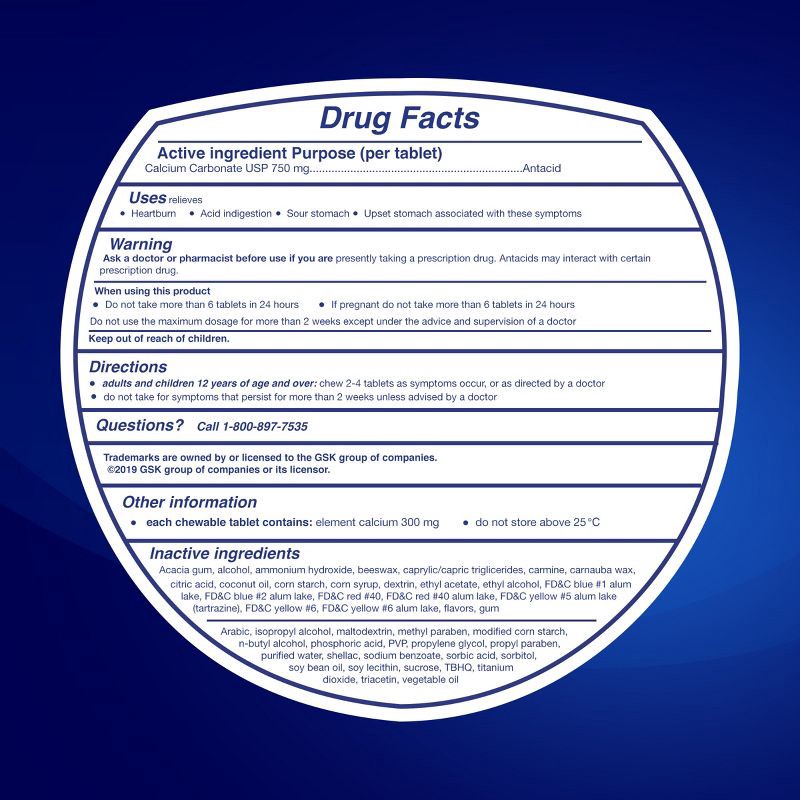 slide 11 of 11, Tums Chewy Bites Extra Strength Antacid Assorted Berry 60ct, 60 ct