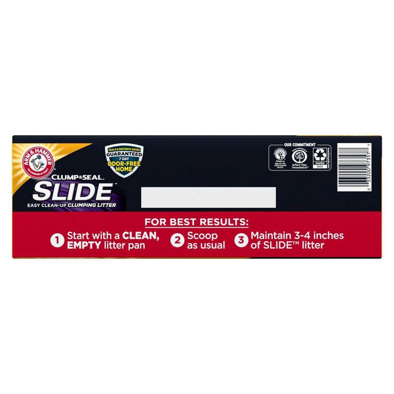 slide 11 of 14, Arm & Hammer Slide Easy Clean Up Multi-Cat Clumping Litter - 19lbs, 19 lb