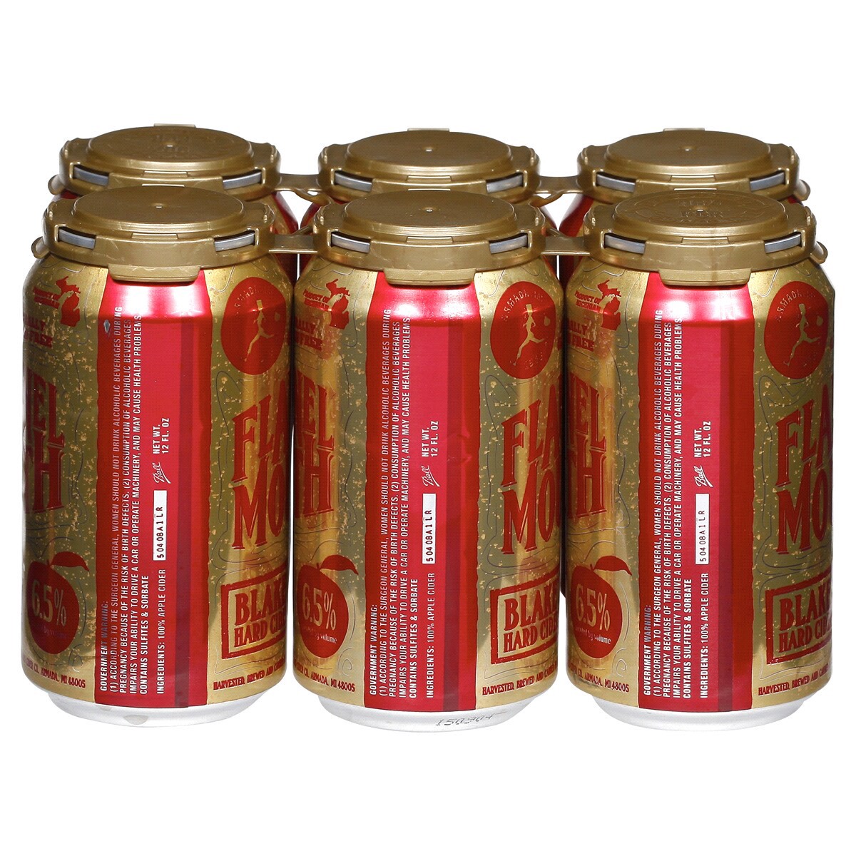 slide 3 of 5, Blake's Hard Cider Co Blake's Flannel Mouth Hard Cider - 6pk/12 fl oz Cans, 6 ct; 12 fl oz