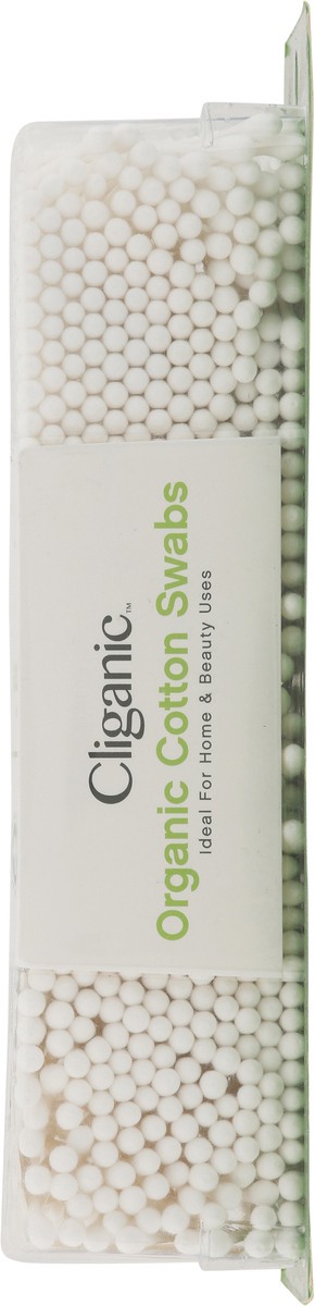 slide 5 of 11, Cliganic Organic Cotton Swabs 500 ea, 500 ct