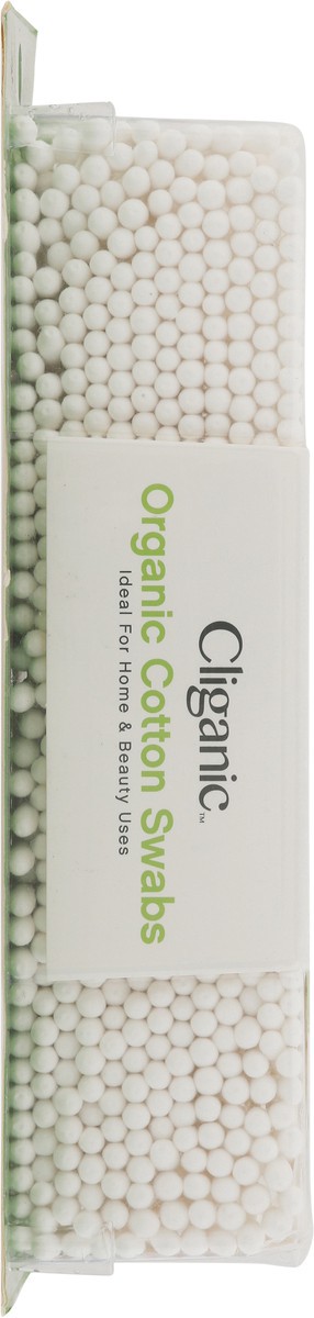 slide 9 of 11, Cliganic Organic Cotton Swabs 500 ea, 500 ct