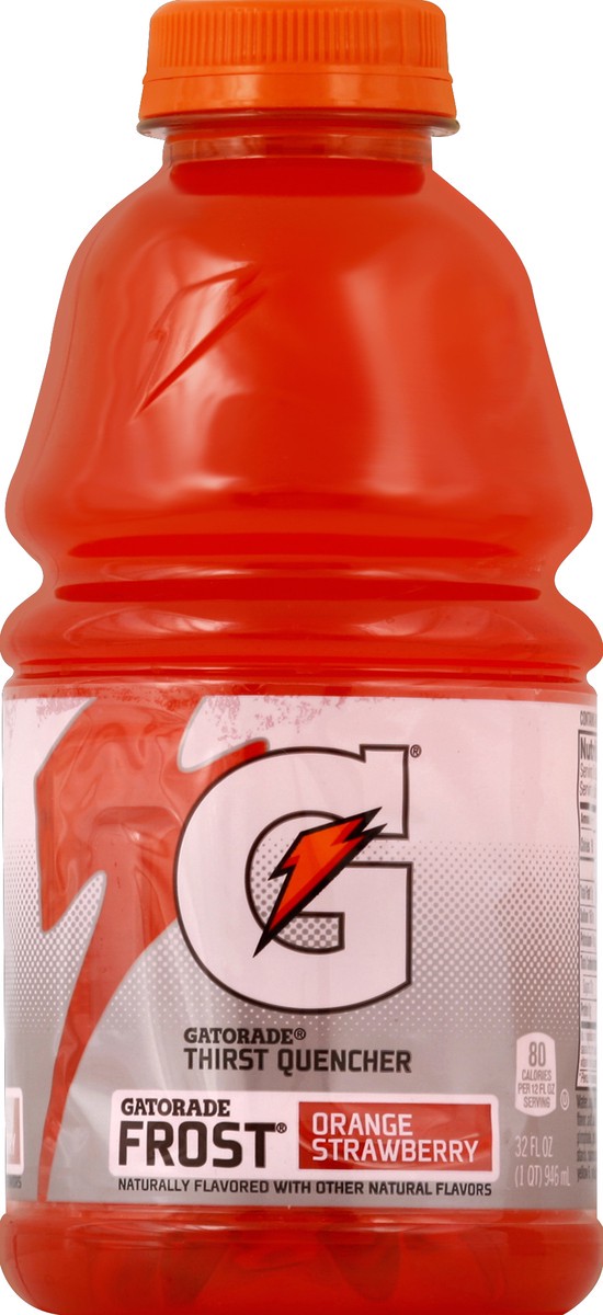 slide 4 of 4, The Gatorade Company Frost Orange Strawberry Thirst Quencher Sports Drink, 32 fl oz