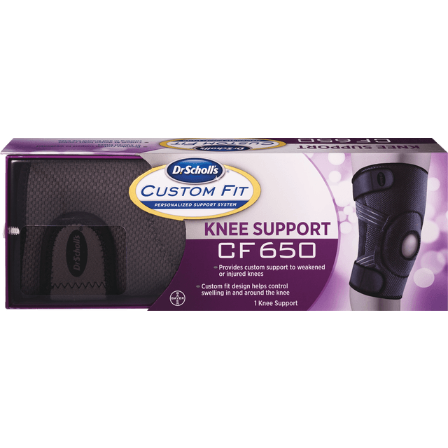 slide 1 of 1, Dr. Scholl's Custom Fit Knee Support CF 650, 1 ct