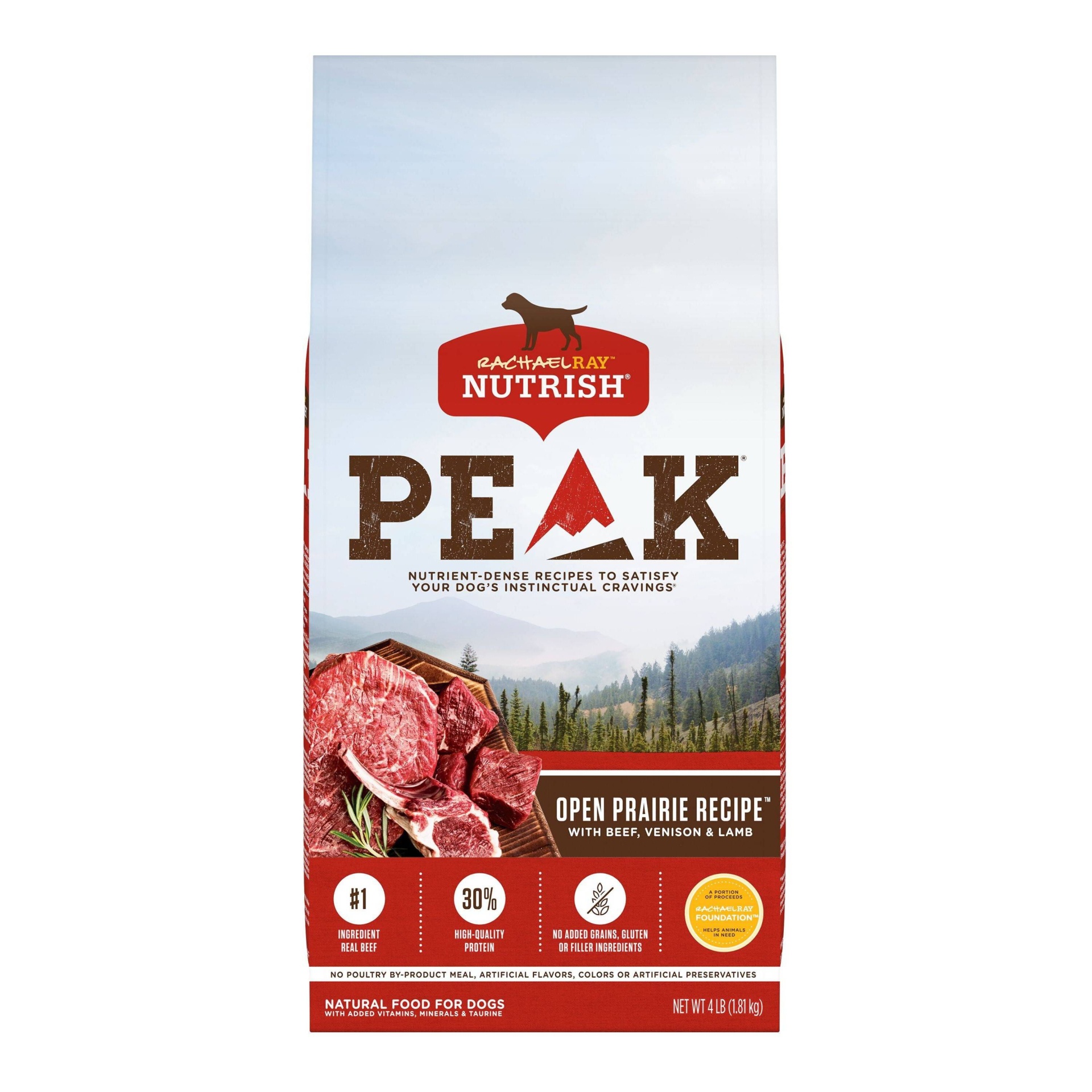 Rachael Ray Nutrish PEAK Natural Open Range Recipe with Beef, Venison