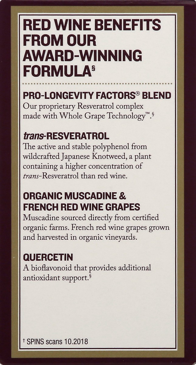 slide 2 of 9, Reserveage Resveratrol, 30 ct