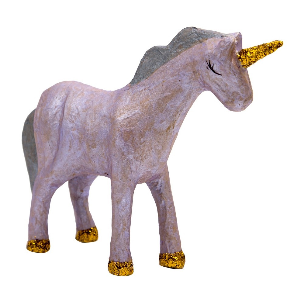 slide 3 of 4, Kid Made Modern Unicorn Figurine - Kraft, 1 ct