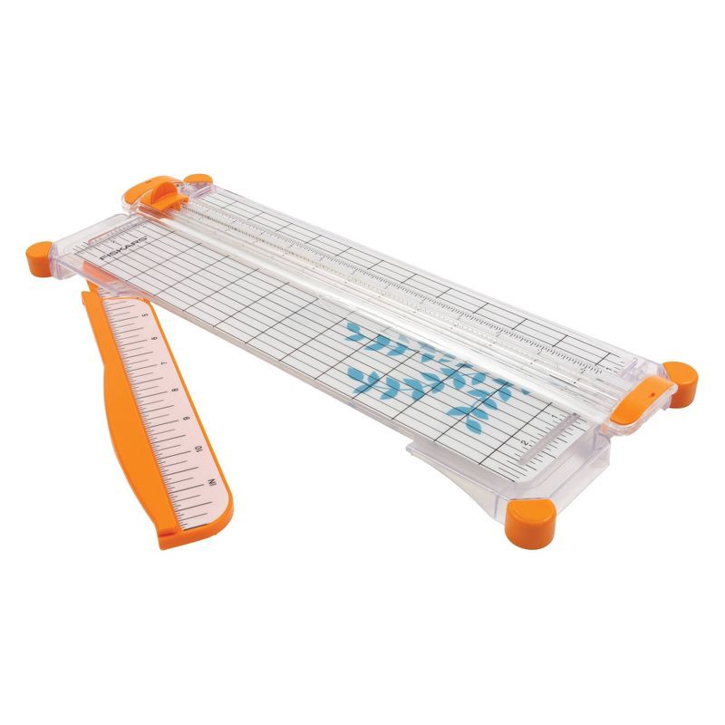 slide 4 of 4, Fiskars SureCut Scrapbooking Paper Trimmer (12"), 1 ct