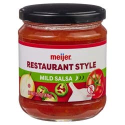 Meijer Mild Salsa, Restaurant Style - 15.5 oz