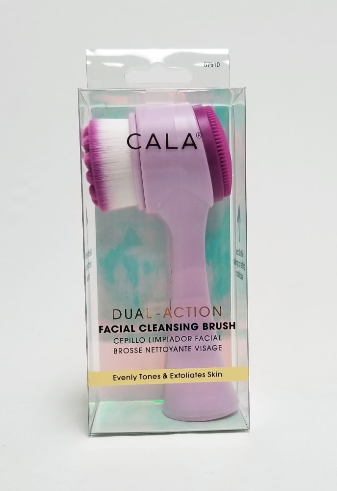 slide 1 of 1, Cala Dual Action Facial Cleansing Brush, 1 ct