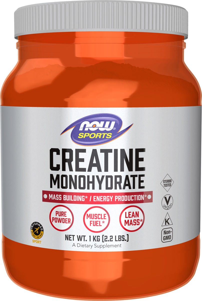 slide 8 of 8, NOW Sports Creatine Monohydrate Powder - 2.2 lbs., 2.2 lb