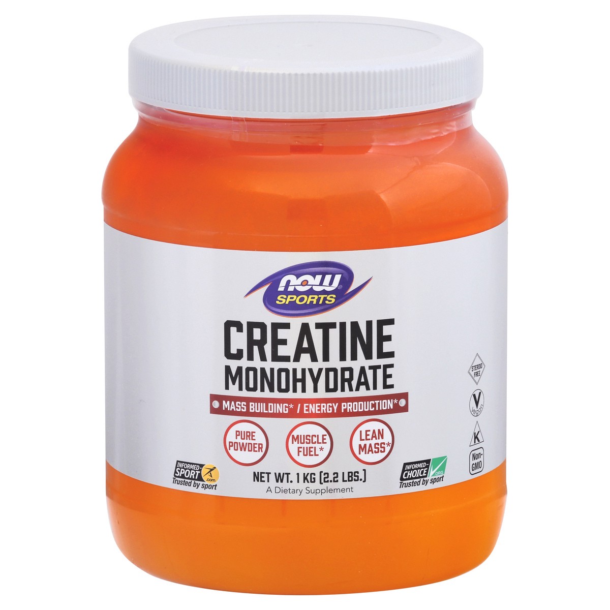 slide 1 of 9, NOW Creatine Monohydrate Powder - 2.2 lbs., 2.2 lb