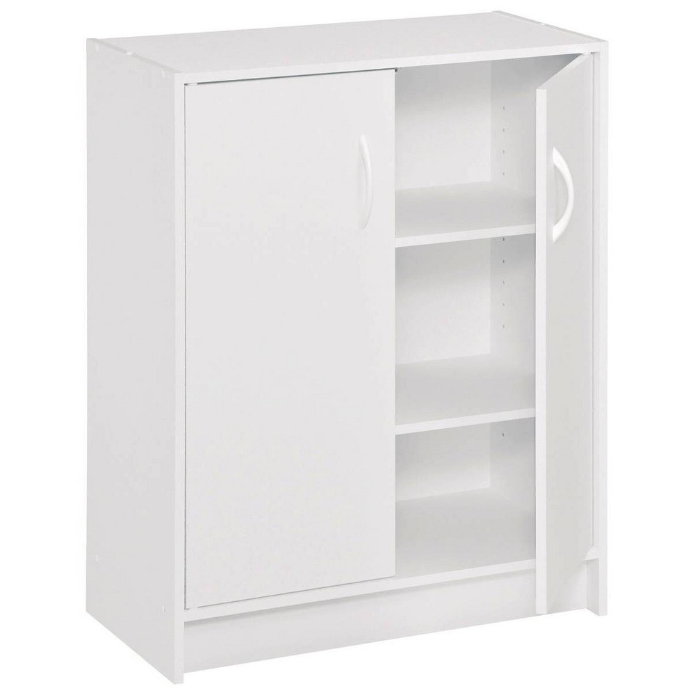 slide 3 of 3, ClosetMaid Two Door Storage Cabinet White, 1 ct