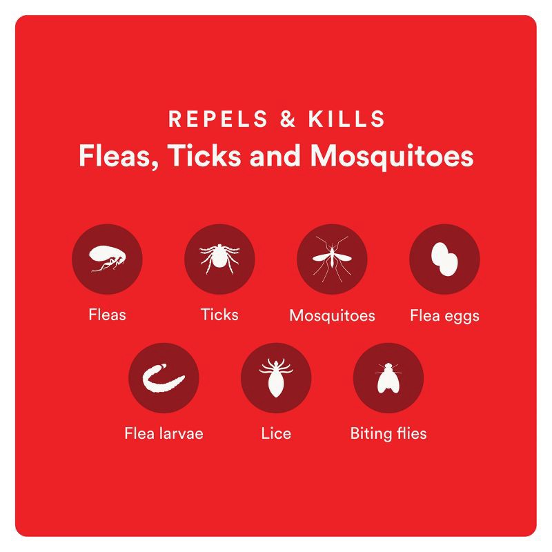 slide 5 of 9, Advecta Pet Insect Flea Drops Treatment for Dogs - L - 21 to 55lbs - 4ct, 55 lb, 4 ct