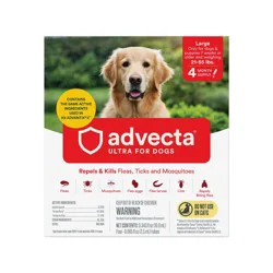 Advecta Pet Insect Flea Drops Treatment for Dogs - L - 21 to 55lbs - 4ct