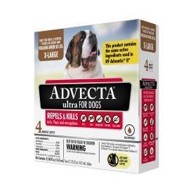 slide 1 of 2, Advecta Flea Drops Pet Insect Treatment for Dogs - Over 55lbs - 4ct, 0.54 fl oz