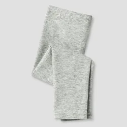 Toddler Girls' Solid Leggings - Cat & Jack™ Gray 2T: Cotton Spandex, Mid Rise, Ankle Length