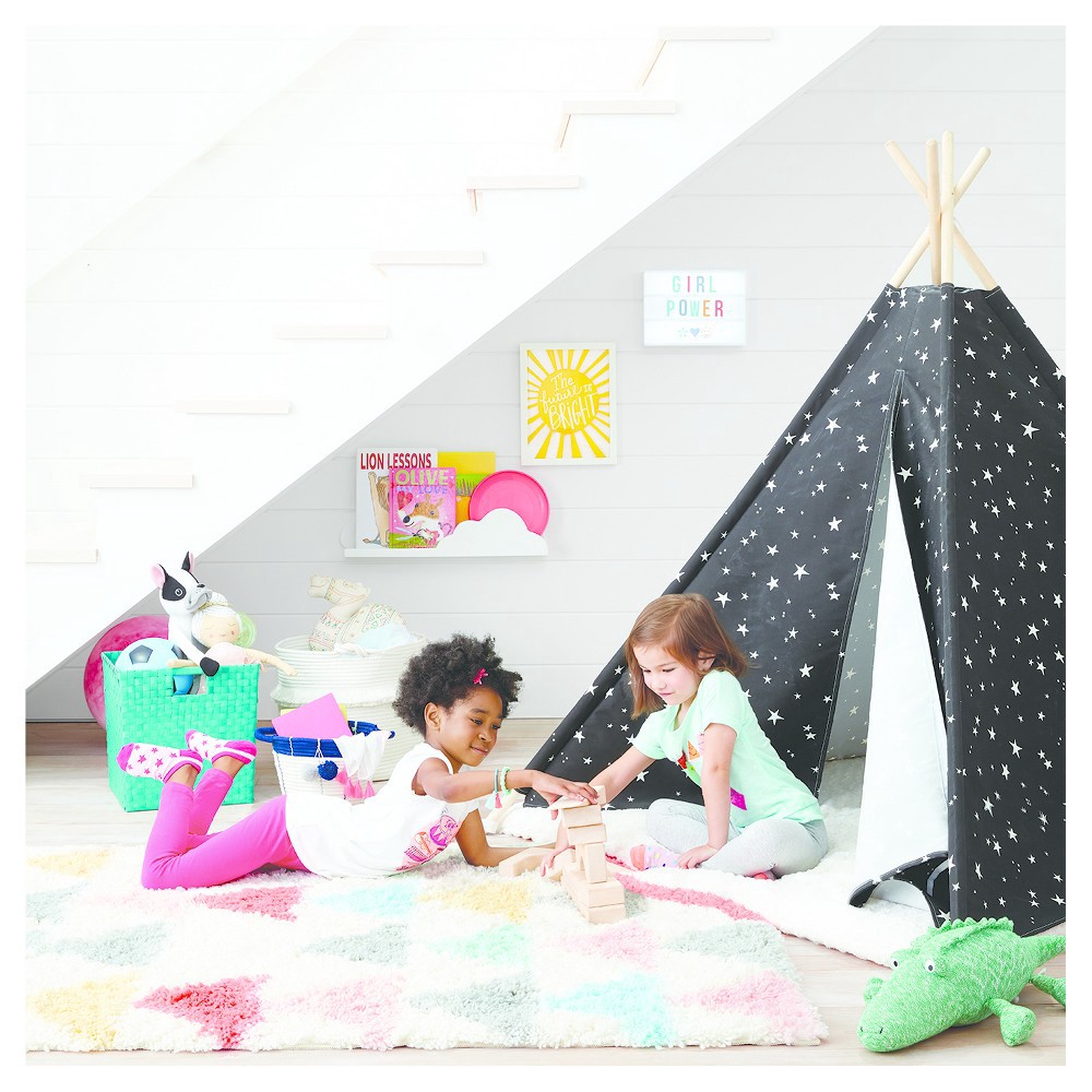 slide 2 of 2, Toddler Girls' Solid Leggings - Cat & Jack™ Gray 3T: Cotton Spandex, Mid Rise, Ankle Length, 1 ct