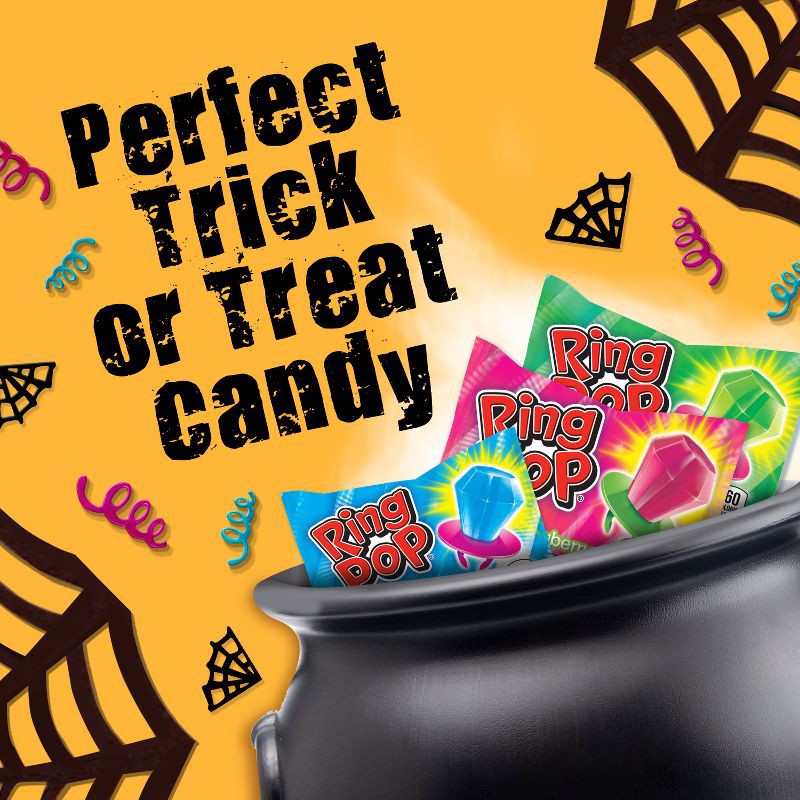 slide 4 of 6, Bazooka Ring Pop Lollipops and Hard Candy Party Pack - 10oz/20ct, 20 ct; 10 oz