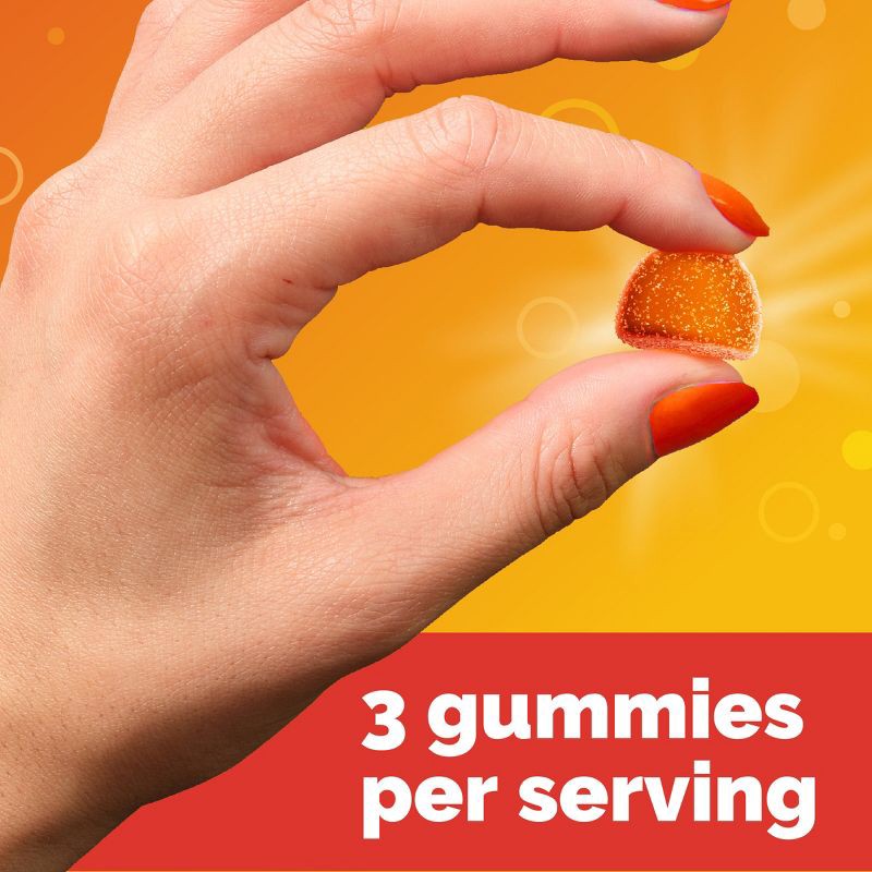 slide 5 of 11, Emergen-C Vitamin C Immune Support Gummies - Orange, Tangerine & Raspberry - 45ct, 45 ct