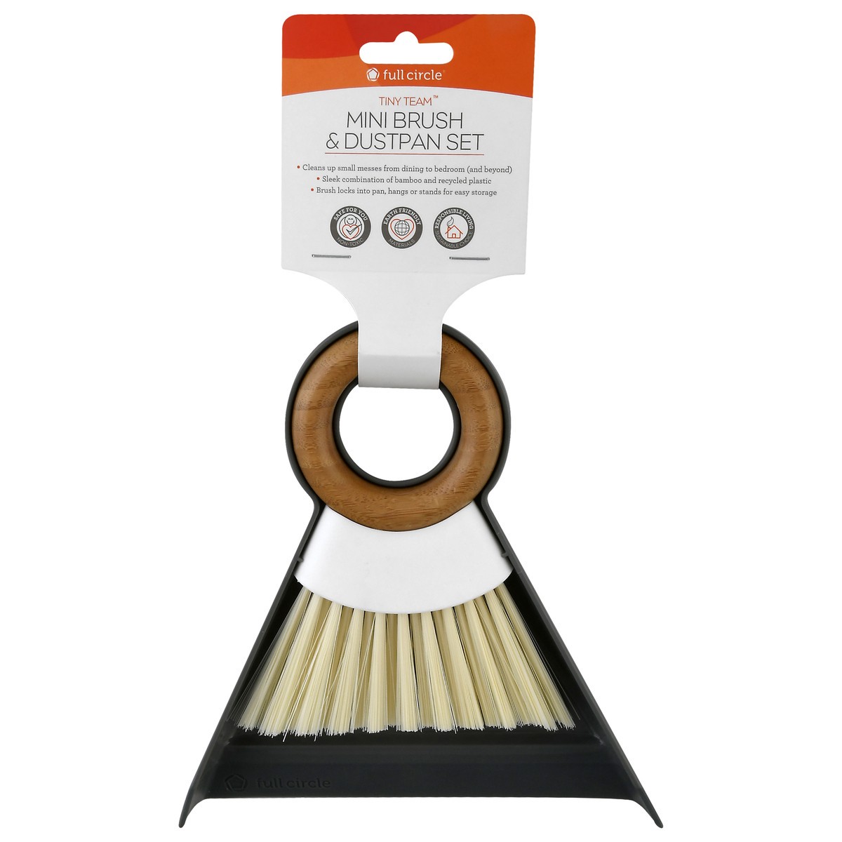 slide 1 of 9, Full Circle Tiny Team Mini Brush & Dustpan Set 1 ea, 1 ct