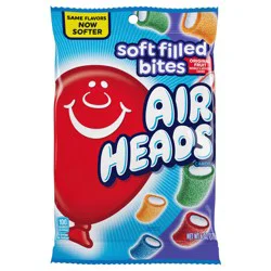 Airheads Candy Soft Filled Bites Peg Bag, Assorted Tangy Fruit Flavors, 6 Ounce