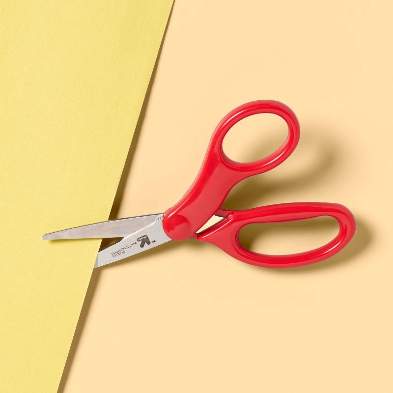 slide 2 of 4, 6" Kids' Scissors Pointed Tip - up&up™: School Safety, Multicolor, ABS & Steel, Non-Powered Desk Tool, 1 ct