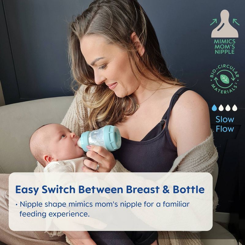 slide 5 of 10, MAM Easy Start Anti-Colic Baby Bottle - 0+ Months - 5oz/3pk - Shell, 3 ct; 5 oz