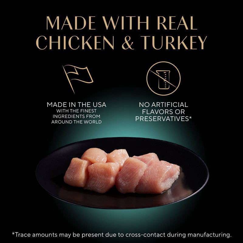 slide 3 of 13, Sheba Perfect Portions Cuts in Gravy Chicken and Turkey Flavor Variety Pack Wet Cat Food - 2.64oz/12ct, 2.64 oz, 12 ct