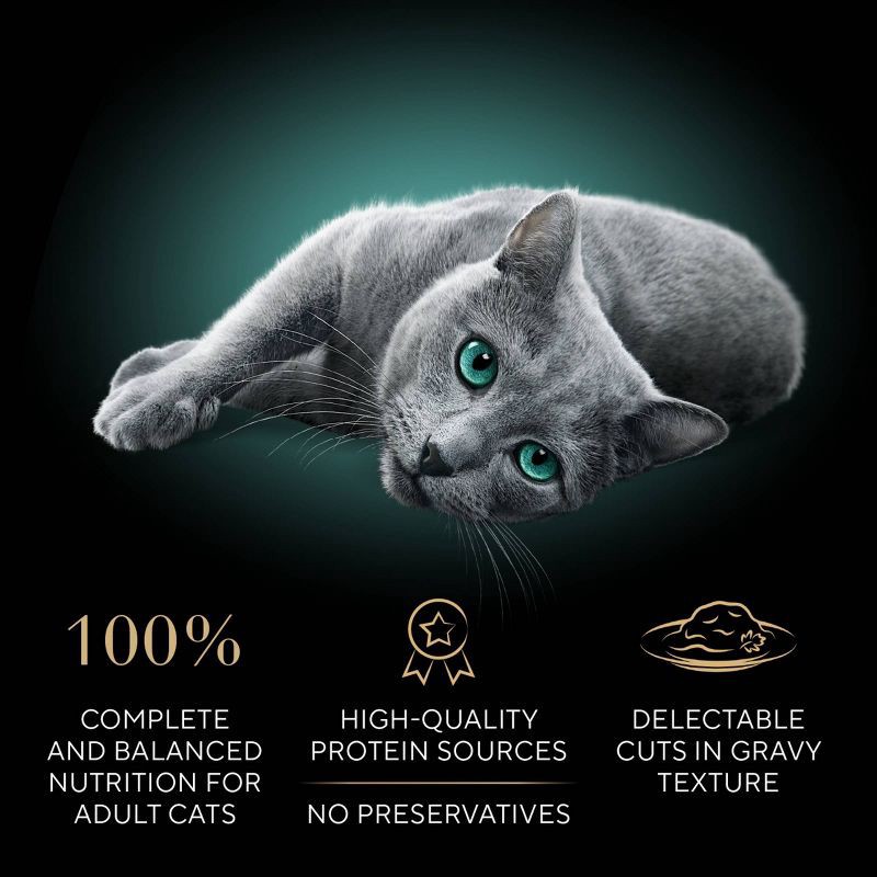 slide 6 of 11, Sheba Perfect Portions Cuts in Gravy Chicken and Turkey Flavor Variety Pack Wet Cat Food - 2.64oz/12ct, 2.64 oz, 12 ct