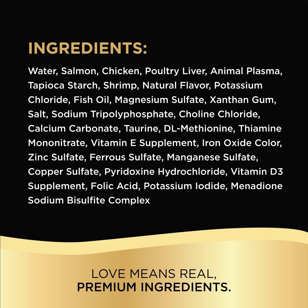 slide 5 of 5, Sheba Perfect Portions Cuts In Gravy Premium Wet Cat Food Signature Salmon & Shrimp Entrée, 2.6 oz