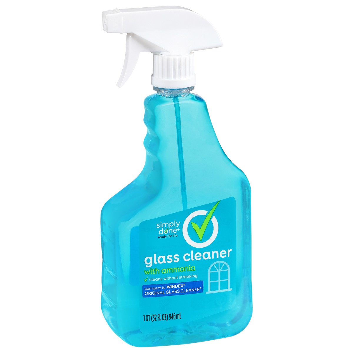 slide 2 of 10, Simply Done Glass Cleaner, With Ammonia, 32 oz