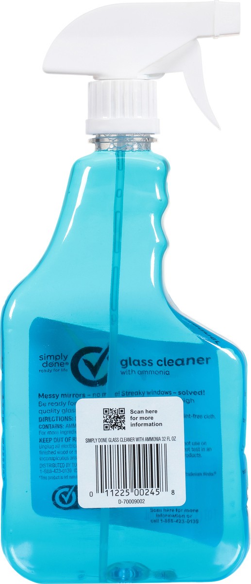 slide 9 of 10, Simply Done Glass Cleaner, With Ammonia, 32 oz