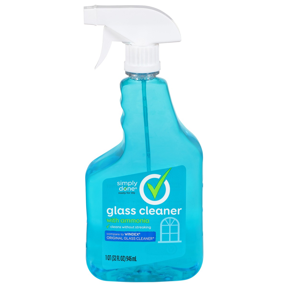 slide 10 of 10, Simply Done Glass Cleaner, With Ammonia, 32 oz