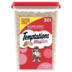 Temptations Mix Ups Backyard Cookout Cat Treats with Chicken Liver and Beef - 30oz