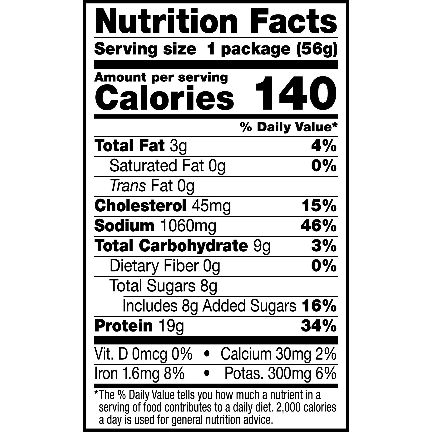 slide 2 of 2, Jack Link's Teriyaki Beef Steak 2 oz, 2 oz