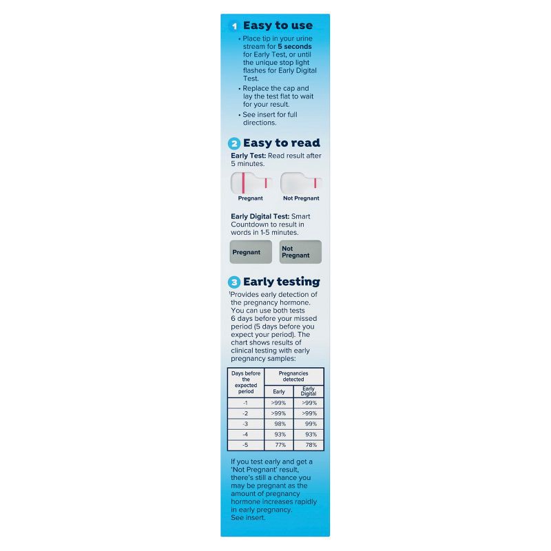 slide 2 of 11, Clearblue Pregnancy Test Combo Pack with Digital Smart Countdown & Rapid Detection - 2ct, 2 ct