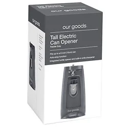 our goods Tall Electric Can Opener - Pebble Gray