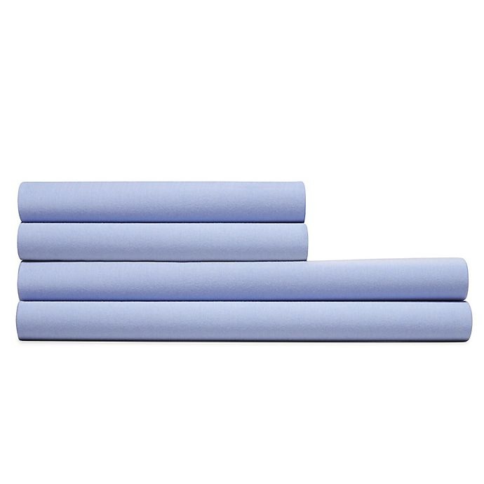 slide 1 of 2, Calvin Klein Harrison Modal California King Fitted Sheet - Periwinkle, 1 ct