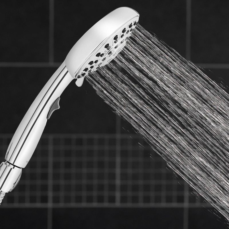 slide 2 of 9, 8ft Easy Reach Hose Hand Held Shower Head Chrome - Waterpik, 8 ft