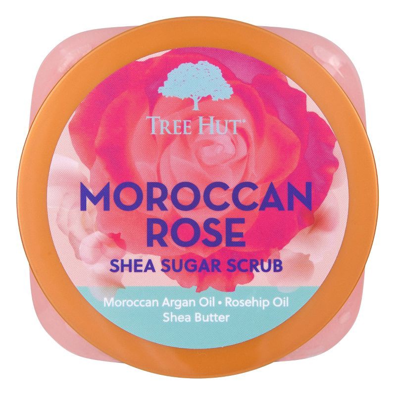 slide 3 of 12, Tree Hut Moroccan Rose Shea Sugar Body Scrub - 18oz, 18 oz
