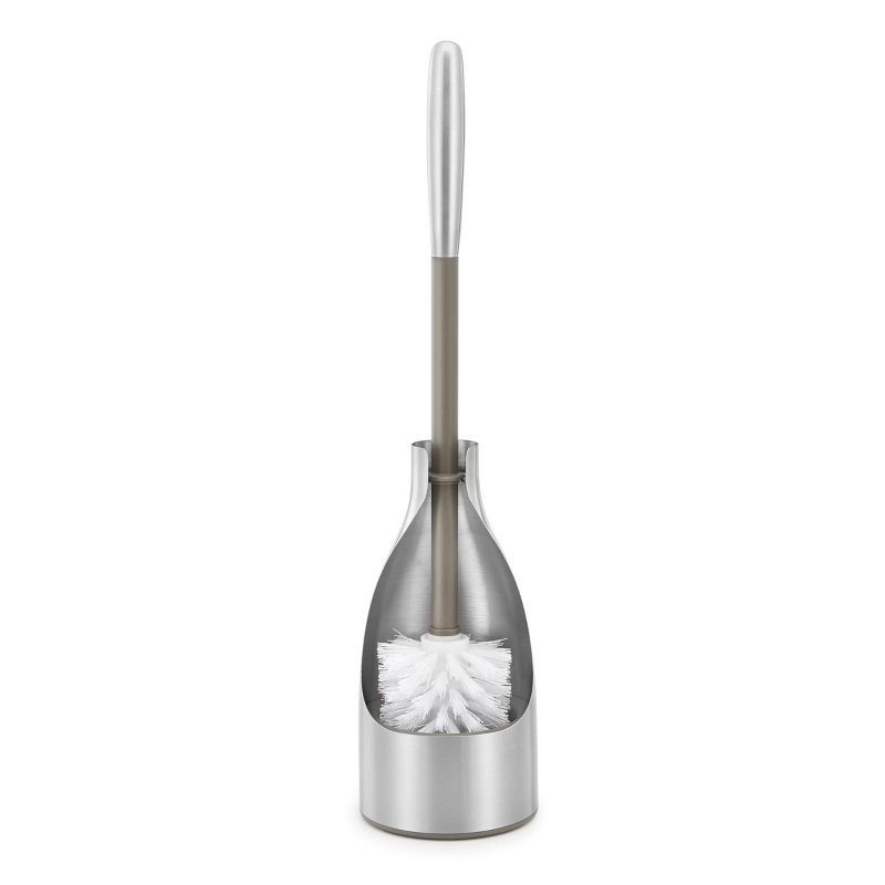 slide 2 of 6, Toilet Brush Caddy Stainless Steel - Polder, 1 ct