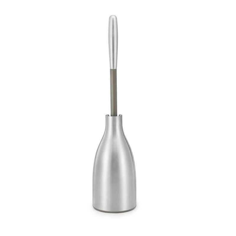 slide 1 of 6, Toilet Brush Caddy Stainless Steel - Polder, 1 ct