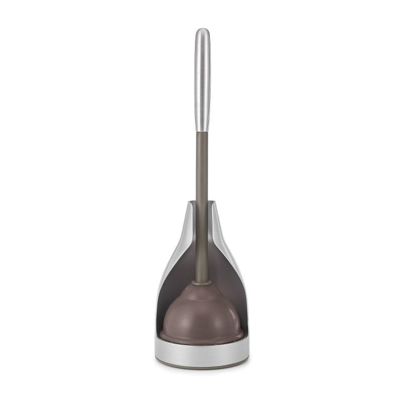 slide 2 of 3, Toilet Plunger Caddy Stainless Steel - Polder, 1 ct