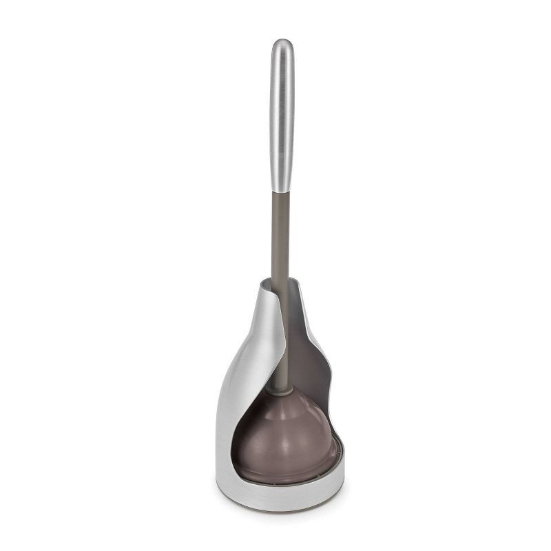 slide 3 of 3, Toilet Plunger Caddy Stainless Steel - Polder, 1 ct