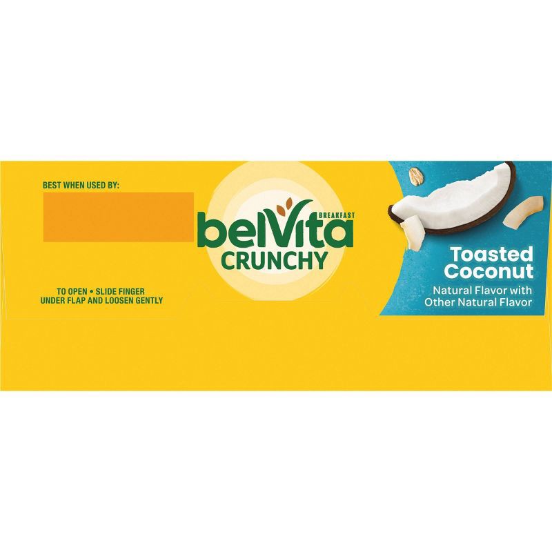 slide 13 of 15, belVita Toasted Coconut Breakfast Biscuits - 5 Packs, 5 ct