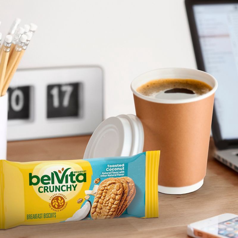 slide 6 of 15, BelVita Toasted Coconut Breakfast Biscuits - 8.8oz/5pk, 5 ct; 8.8 oz