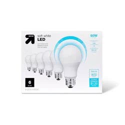 LED 60W 6pk Light Bulbs Soft White - up & up™